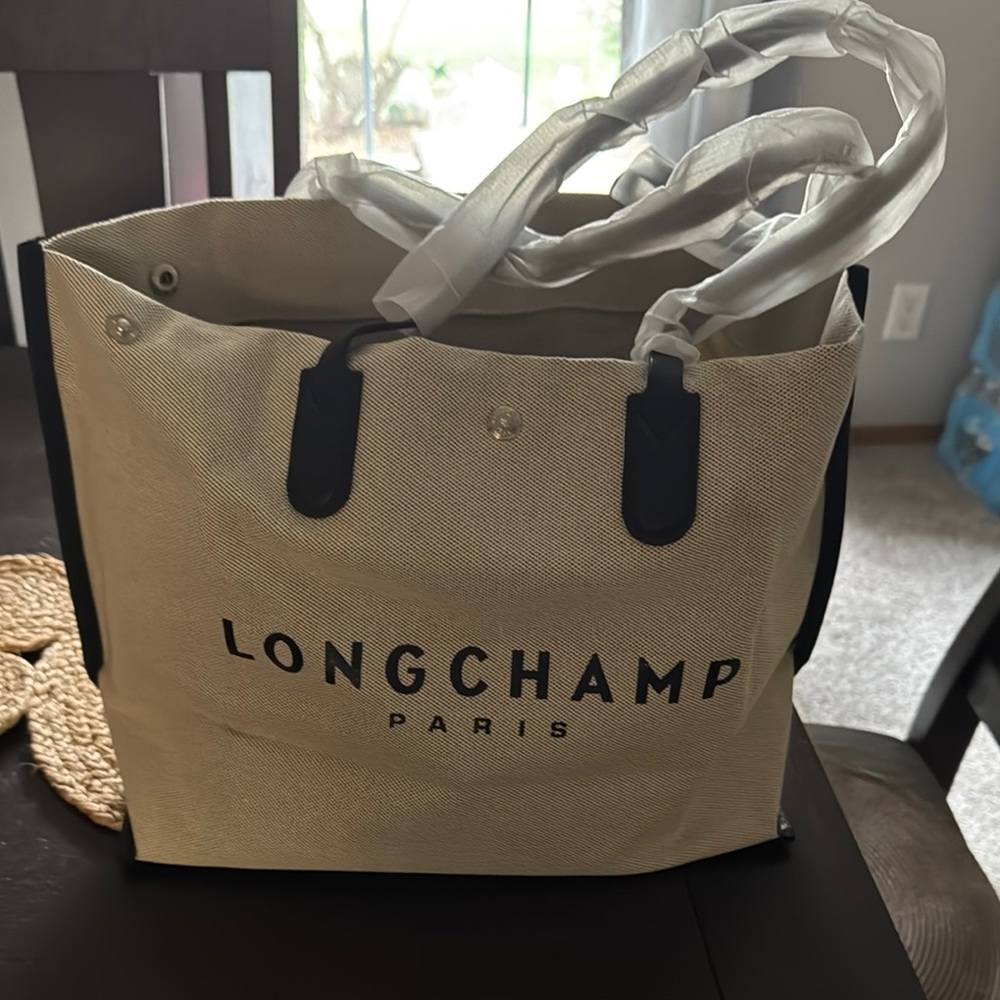 Longchamp Beige Tote Bag